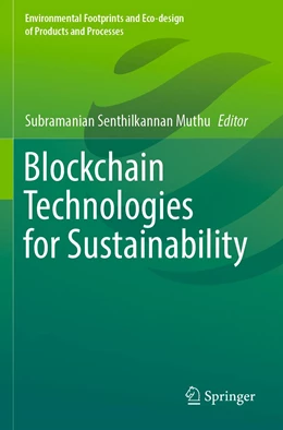 Abbildung von Muthu | Blockchain Technologies for Sustainability | 1. Auflage | 2022 | beck-shop.de