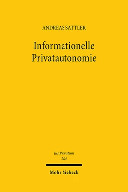 Abbildung von Sattler | Informationelle Privatautonomie | 1. Auflage | 2022 | 264 | beck-shop.de