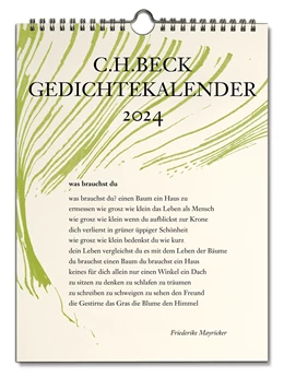 Abbildung von C.H. Beck Gedichtekalender | 1. Auflage | 2023 | beck-shop.de
