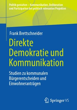 Abbildung von Brettschneider | Direkte Demokratie und Kommunikation | 1. Auflage | 2023 | beck-shop.de