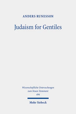 Abbildung von Runesson | Judaism for Gentiles | 1. Auflage | 2022 | beck-shop.de