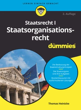 Abbildung von Heinicke | Staatsrecht I Staatsorganisationsrecht für Dummies | 2. Auflage | 2022 | beck-shop.de