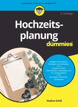 Abbildung von Schill | Hochzeitsplanung für Dummies | 2. Auflage | 2023 | beck-shop.de