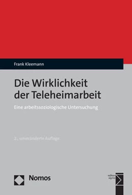 Abbildung von Kleemann | Die Wirklichkeit der Teleheimarbeit | 2. Auflage | 2022 | beck-shop.de