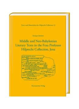 Abbildung von Jiménez | Middle and Neo-Babylonian Literary Texts in the Frau Professor Hilprecht Collection, Jena | 1. Auflage | 2022 | beck-shop.de