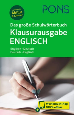 Abbildung von PONS Das große Schulwörterbuch Klausurausgabe Englisch | 1. Auflage | 2023 | beck-shop.de