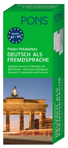 Abbildung von PONS Power-Vokabelbox Deutsch als Fremdsprache | 1. Auflage | 2023 | beck-shop.de