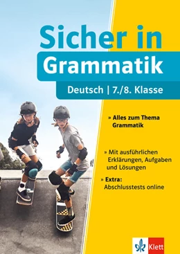 Abbildung von Sicher in Deutsch Grammatik 7./8. Klasse | 1. Auflage | 2023 | beck-shop.de