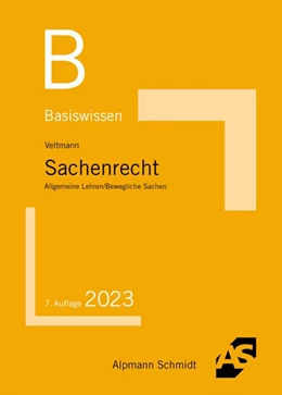 Abbildung von Veltmann | Basiswissen Sachenrecht | 7. Auflage | 2023 | beck-shop.de