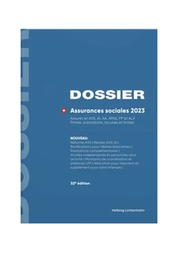 Abbildung von Keiser | DOSSIER Assurances sociales 2023 | 32. Auflage | 2023 | beck-shop.de