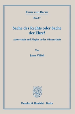 Abbildung von Völkel | Sache des Rechts oder Sache der Ehre? | 1. Auflage | 2022 | 7 | beck-shop.de