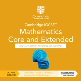 Abbildung von Susanto | Cambridge IGCSE™ Mathematics Core and Extended Digital Teacher's Resource - Individual User Licence Access Card (5 Years' Access) | 3. Auflage | 2023 | beck-shop.de