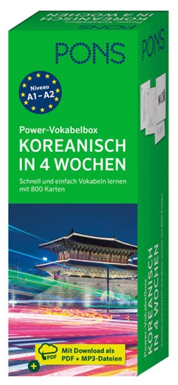 Abbildung von PONS Power-Vokabelbox Koreanisch in 4 Wochen | 1. Auflage | 2023 | beck-shop.de