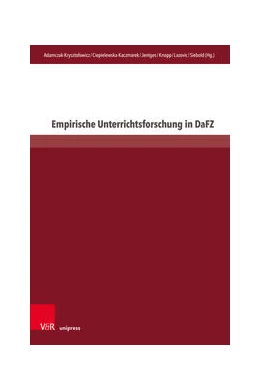 Abbildung von Adamczak-Krysztofowicz / Ciepielewska-Kaczmarek | Empirische Unterrichtsforschung in DaFZ | 1. Auflage | 2023 | beck-shop.de