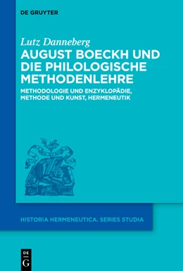 Abbildung von Danneberg | August Boeckh und die philologische Methodenlehre | 1. Auflage | 2024 | beck-shop.de