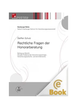 Abbildung von Schulz | Rechtliche Fragen der Honorarberatung | 1. Auflage | 2014 | beck-shop.de