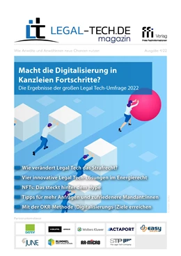 Abbildung von LEGAL-TECH.DE magazin • Ausgabe 4/2022 | | 2022 | beck-shop.de