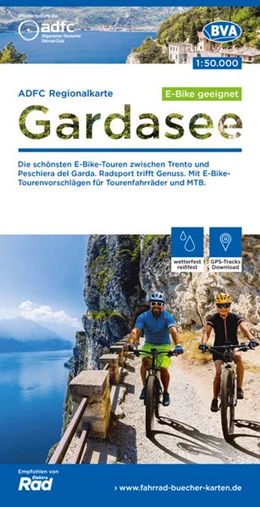Abbildung von BVA BikeMedia GmbH / Allgemeiner Deutscher Fahrrad-Club e. V. (ADFC) | ADFC-Regionalkarte Gardasee, 1:50.000, E-Bike-geeignet, reiß- und wetterfest, GPS-Tracks-Download | 3. Auflage | 2023 | beck-shop.de