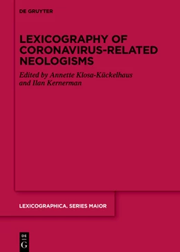 Abbildung von Klosa-Kückelhaus / Kernerman | Lexicography of Coronavirus-related Neologisms | 1. Auflage | 2022 | beck-shop.de