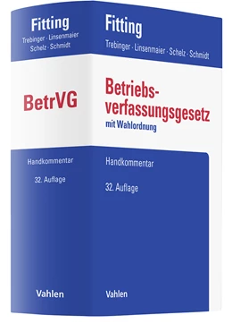 Abbildung von Fitting / Trebinger | Betriebsverfassungsgesetz: BetrVG | 32. Auflage | 2024 | beck-shop.de