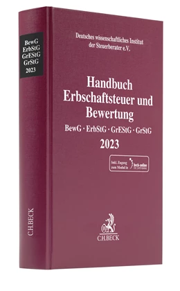 Abbildung von Handbuch Erbschaftsteuer und Bewertung 2023: BewG, ErbStG, GrEStG, GrStG 2023 | 1. Auflage | 2023 | beck-shop.de