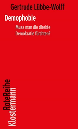 Abbildung von Lübbe-Wolff | Demophobie | 1. Auflage | 2023 | 151 | beck-shop.de