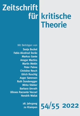 Abbildung von Kramer / Schweppenhäuser | Zeitschrift für kritische Theorie / Zeitschrift für kritische Theorie, Heft 54/55 | 1. Auflage | 2022 | beck-shop.de