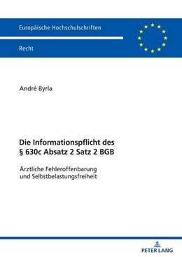 Abbildung von Byrla | Die Informationspflicht des § 630c Absatz 2 Satz 2 BGB | 1. Auflage | 2022 | beck-shop.de