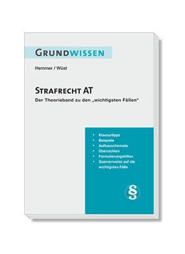 Abbildung von Hemmer / Wüst | Grundwissen Strafrecht AT | 10. Auflage | 2022 | beck-shop.de