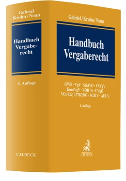 Abbildung von Gabriel / Krohn | Handbuch Vergaberecht | 4. Auflage | 2024 | beck-shop.de
