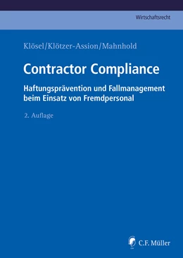 Abbildung von Klösel / Klötzer-Assion | Contractor Compliance | 2. Auflage | 2023 | beck-shop.de