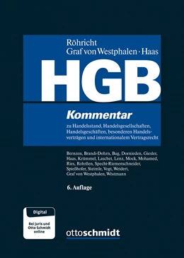 Abbildung von Röhricht / Graf von Westphalen | Handelsgesetzbuch: HGB | 6. Auflage | 2023 | beck-shop.de