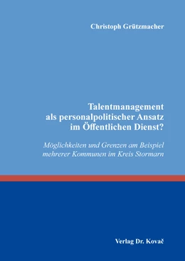 Abbildung von Grützmacher | Talentmanagement als personalpolitischer Ansatz im Öffentlichen Dienst? | 1. Auflage | 2023 | 65 | beck-shop.de