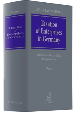 Abbildung von Bahns | Taxation of Enterprises in Germany | 1. Auflage | 2023 | beck-shop.de