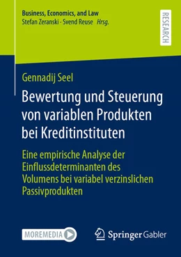 Abbildung von Seel | Bewertung und Steuerung von variablen Produkten bei Kreditinstituten | 1. Auflage | 2022 | beck-shop.de