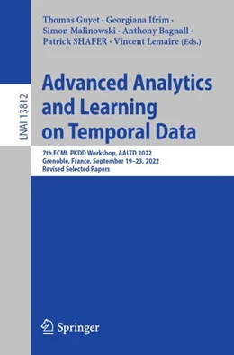 Abbildung von Guyet / Ifrim | Advanced Analytics and Learning on Temporal Data | 1. Auflage | 2023 | 13812 | beck-shop.de