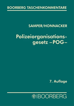 Abbildung von Honnacker | Polizeiorganisationsgesetz (POG) | 7. Auflage | 2008 | beck-shop.de