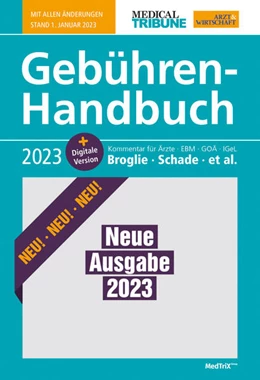 Abbildung von Broglie / Pransche-Schade | Gebühren-Handbuch 2023 | 26. Auflage | 2023 | beck-shop.de