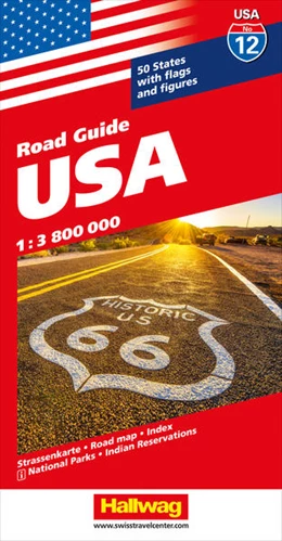 Abbildung von Hallwag Kümmerly+Frey AG | USA Strassenkarte 1:3,8 Mio. Road Guide No 12 | 9. Auflage | 2023 | beck-shop.de
