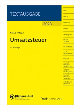 Abbildung von KMLZ (Hrsg.) | Umsatzsteuer | 10. Auflage | 2023 | beck-shop.de