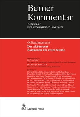 Abbildung von Nobel / Müller | Das Aktienrecht - Kommentar der ersten Stunde | 1. Auflage | 2023 | beck-shop.de