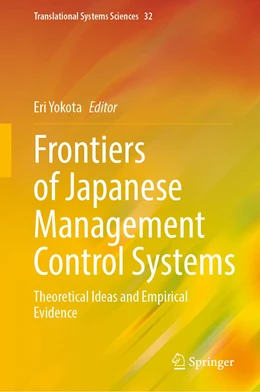 Abbildung von Yokota | Frontiers of Japanese Management Control Systems | 1. Auflage | 2023 | 32 | beck-shop.de