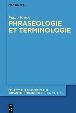 Abbildung von Frassi | Phraséologie et terminologie | 1. Auflage | 2023 | 480 | beck-shop.de