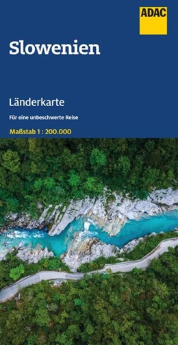 Abbildung von ADAC Länderkarte Slowenien 1:200.000 | 5. Auflage | 2023 | beck-shop.de