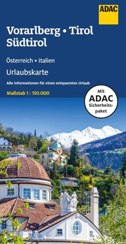 Abbildung von ADAC Urlaubskarte Österreich 06 Vorarlberg, Tirol, Südtirol 1:150.000 | 7. Auflage | 2023 | beck-shop.de