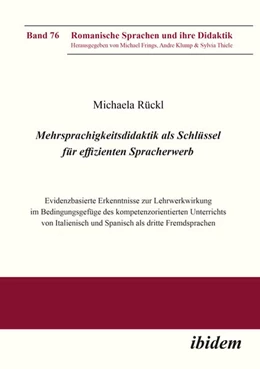 Abbildung von Rückl | Mehrsprachigkeitsdidaktik als Schlüssel für effizienten Spracherwerb | 1. Auflage | 2023 | 76 | beck-shop.de
