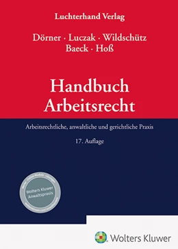 Abbildung von Dörner / Luczak | Handbuch des Arbeitsrechts | 17. Auflage | 2024 | beck-shop.de