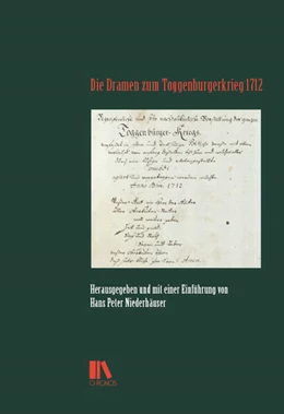 Abbildung von Niederhäuser | Die Dramen zum Toggenburgerkrieg 1712 | 1. Auflage | 2023 | beck-shop.de