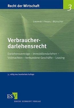 Abbildung von Peters / Münscher | Verbraucherdarlehensrecht | 3. Auflage | 2008 | 03 | beck-shop.de