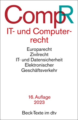 Abbildung von IT- und Computerrecht: CompR | 16. Auflage | 2023 | 5562 | beck-shop.de
